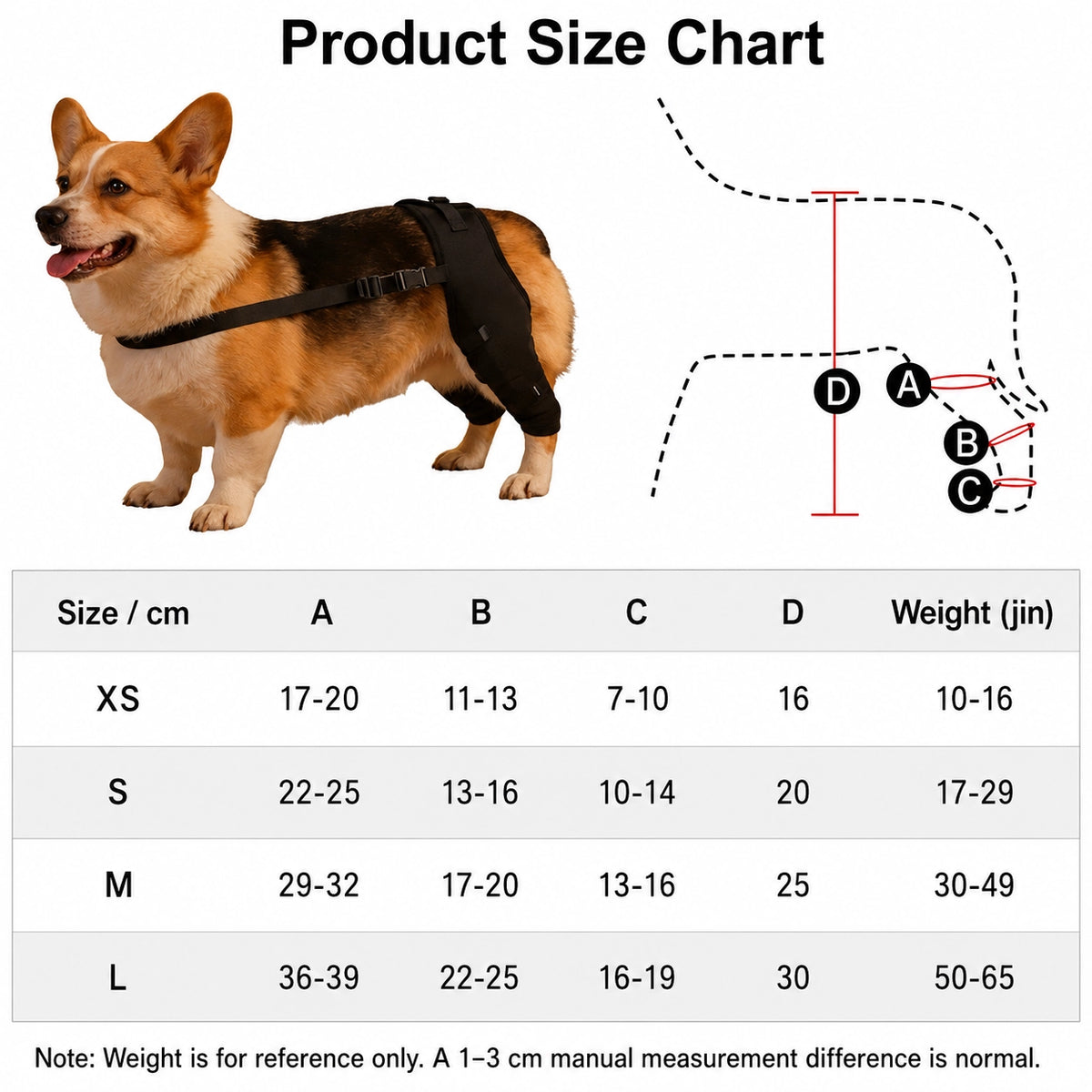 Dog Rear Leg Brace for ACL & Joint Recovery