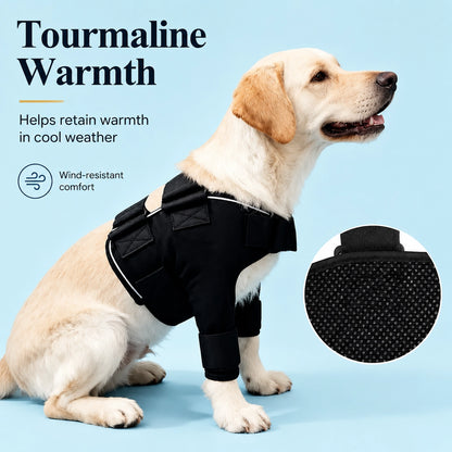 Dog Shoulder Brace Tourmaline Warmth Front Leg Sleeve