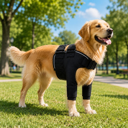 Dog Shoulder Brace Tourmaline Warmth Front Leg Sleeve