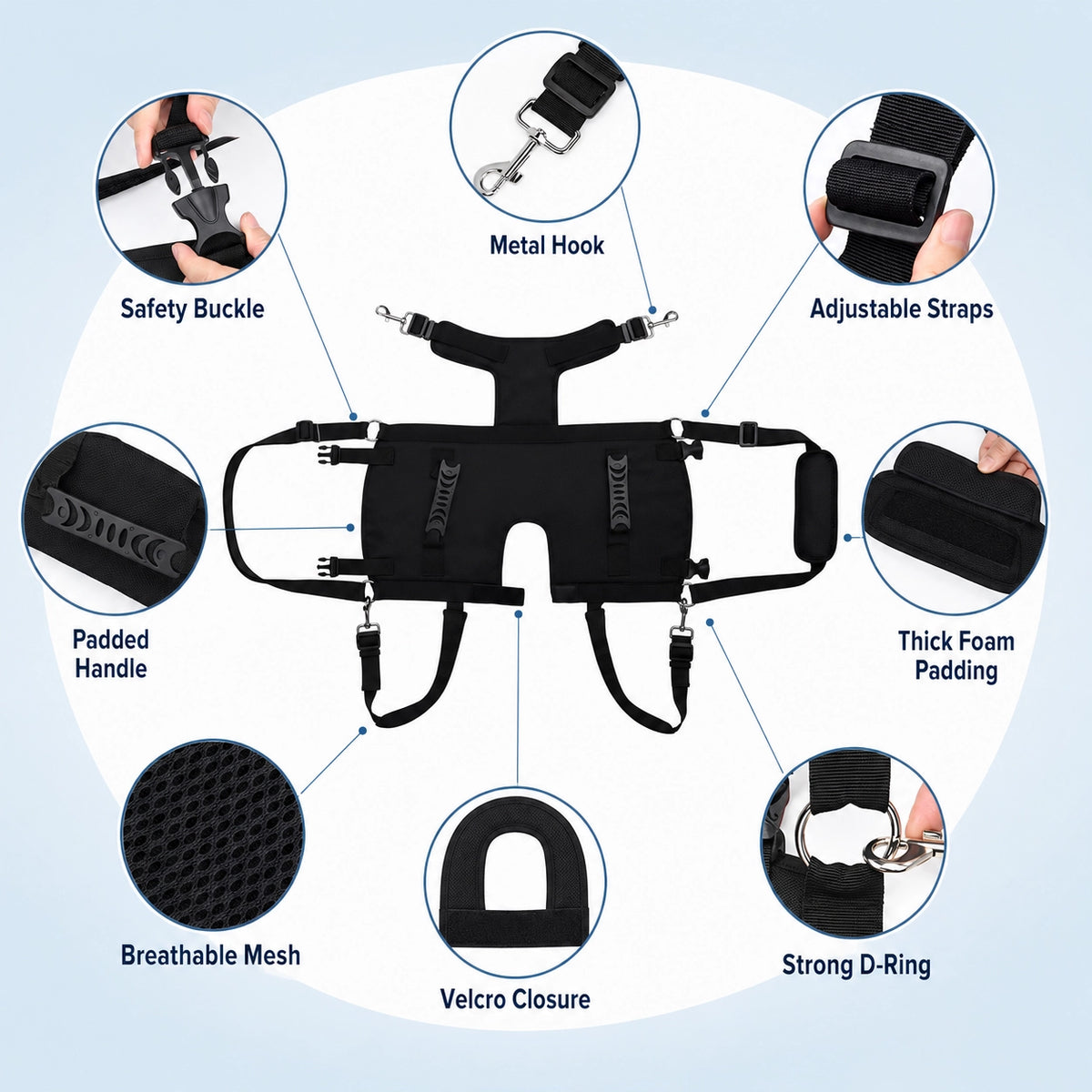 Multi-Handle Full-Body Lift Harness