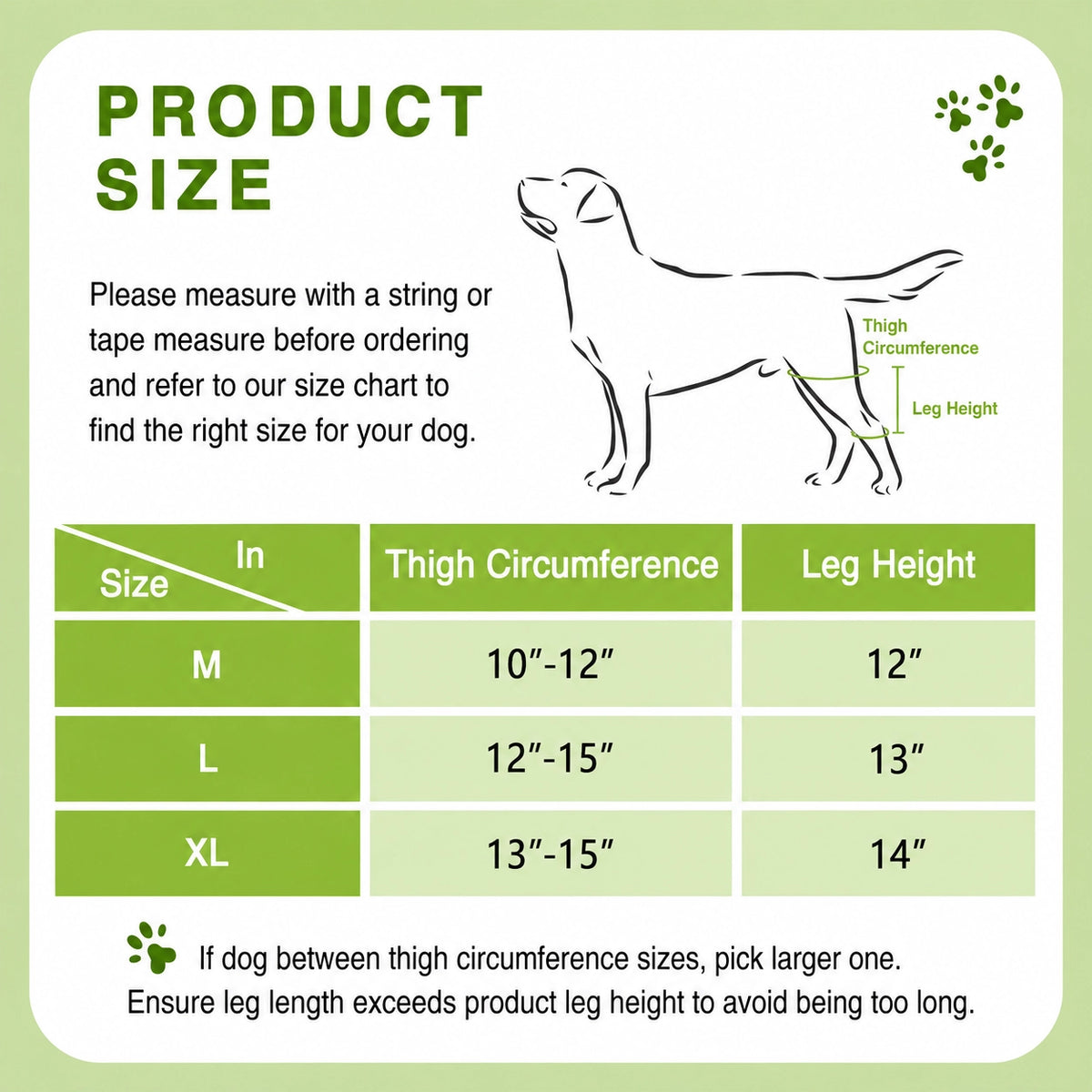 Dog Knee Brace Anti-Slip Support Harness