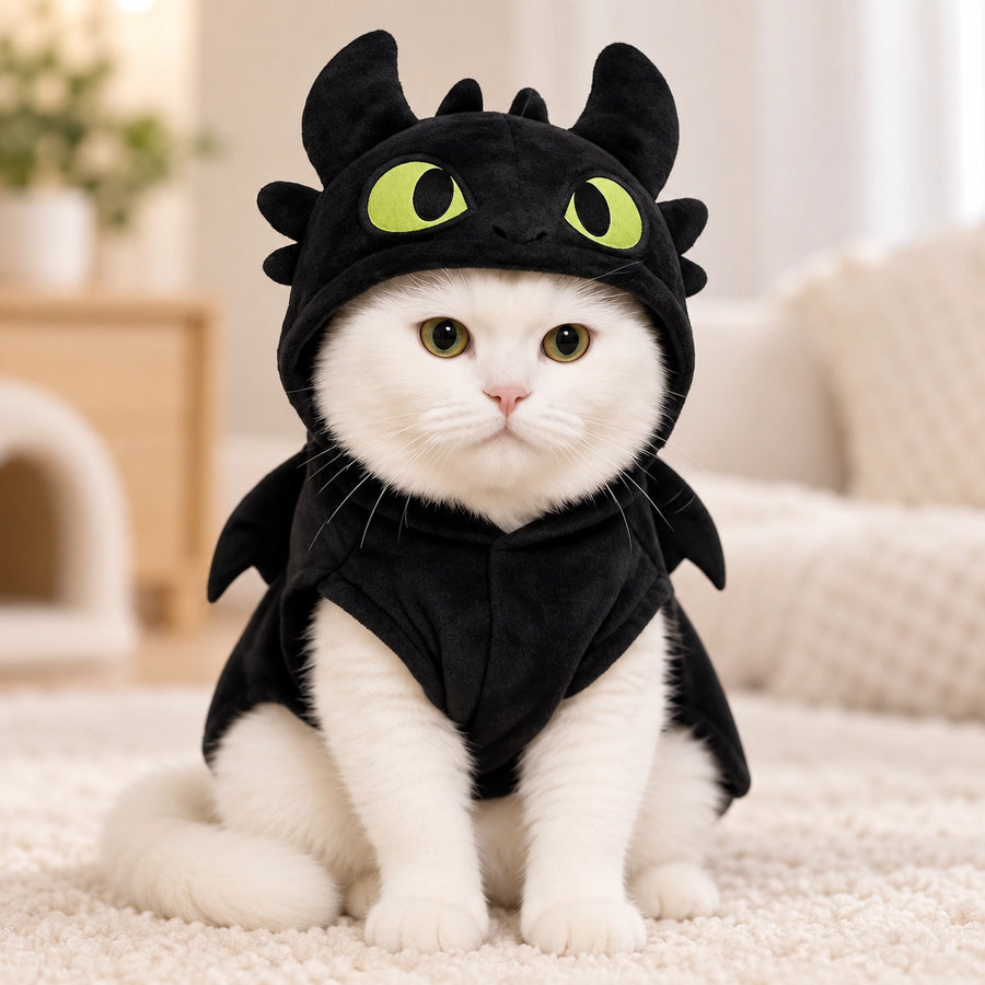 Halloween Dragon Pet Costume Hoodie