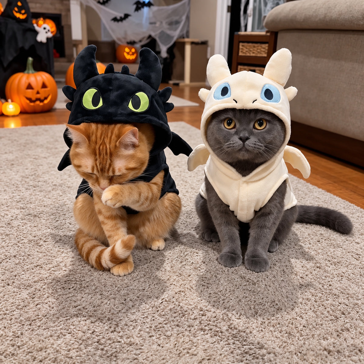 Halloween Dragon Pet Costume Hoodie