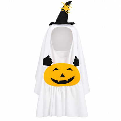 Halloween Witch Ghost Pumpkin Pet Costume