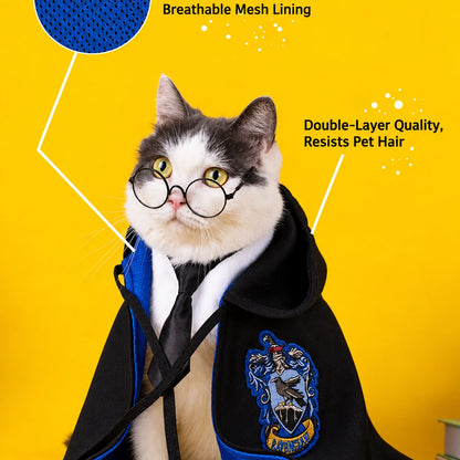 Halloween Wizard Academy Pet Cape Costume