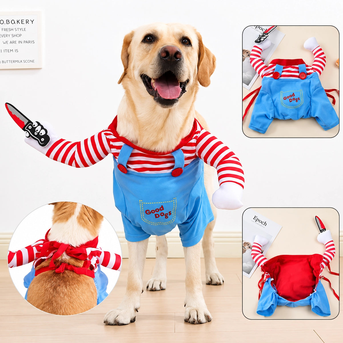Halloween Deadly Doll Killer Pet Costume