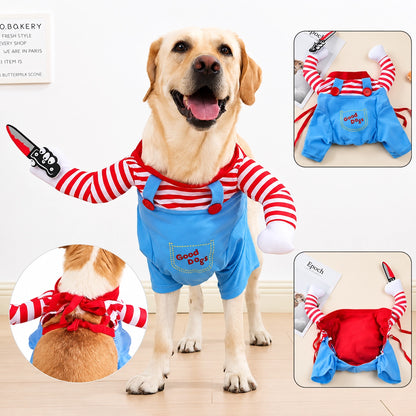 Halloween Deadly Doll Killer Pet Costume