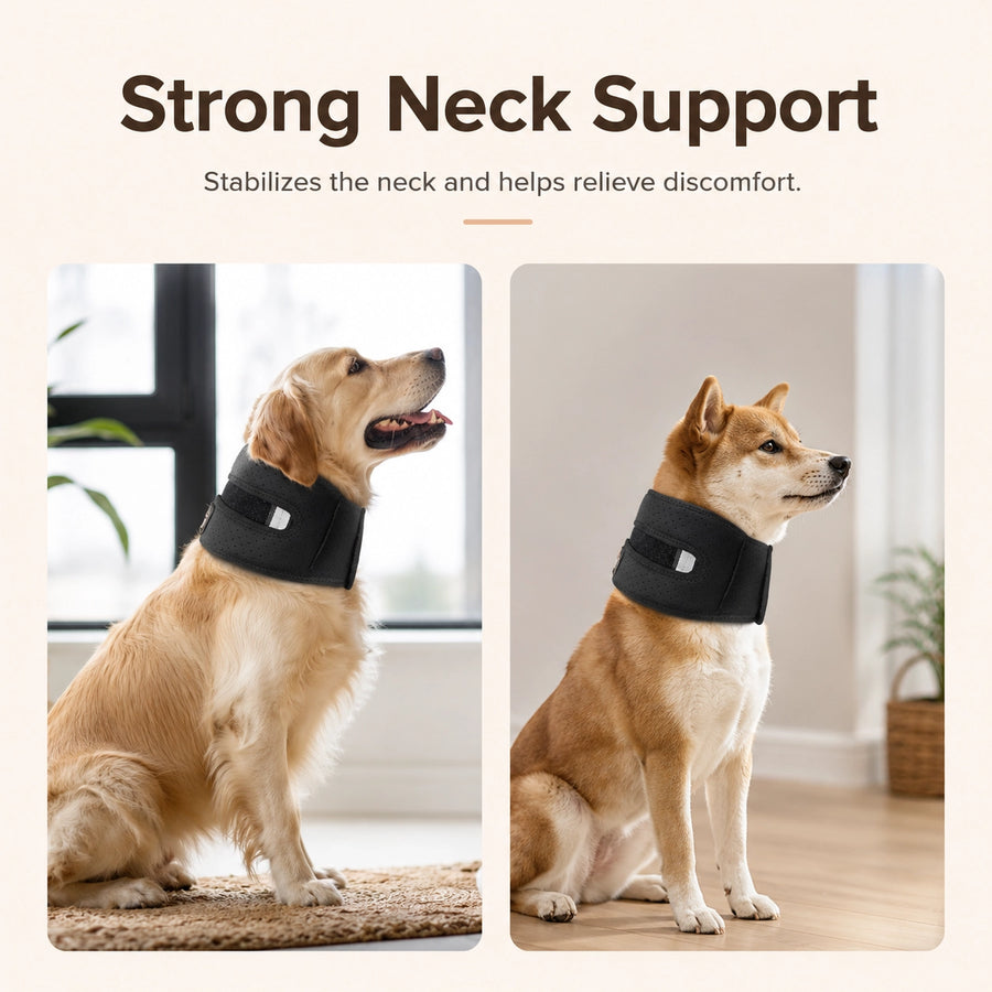 Dog Adjustable Neck Support Collar