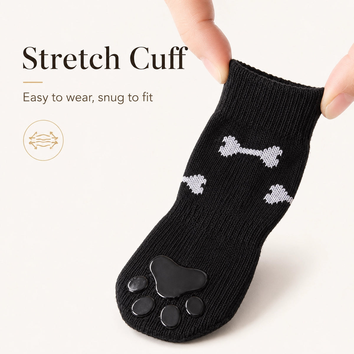 Anti-Slip Dog Socks Paw Protector for Senior Dogs