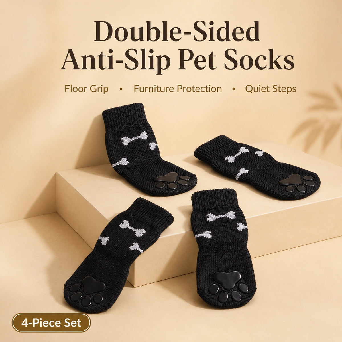 Anti-Slip Dog Socks Paw Protector for Senior Dogs