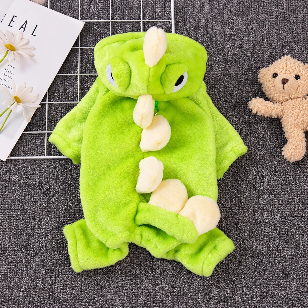 Plush Dinosaur Pet Costume