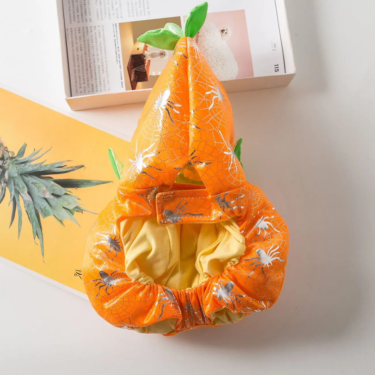 Halloween Puffy Pumpkin Pet Costume