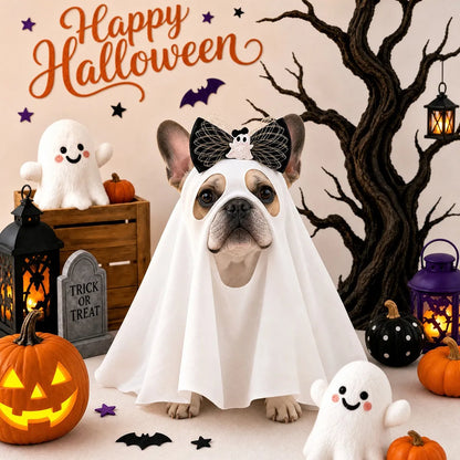 Halloween Ghost Sheet Pet Costume
