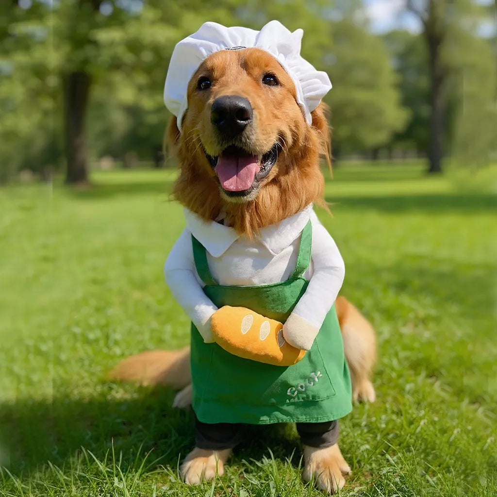 Halloween Baker Chef Pet Costume