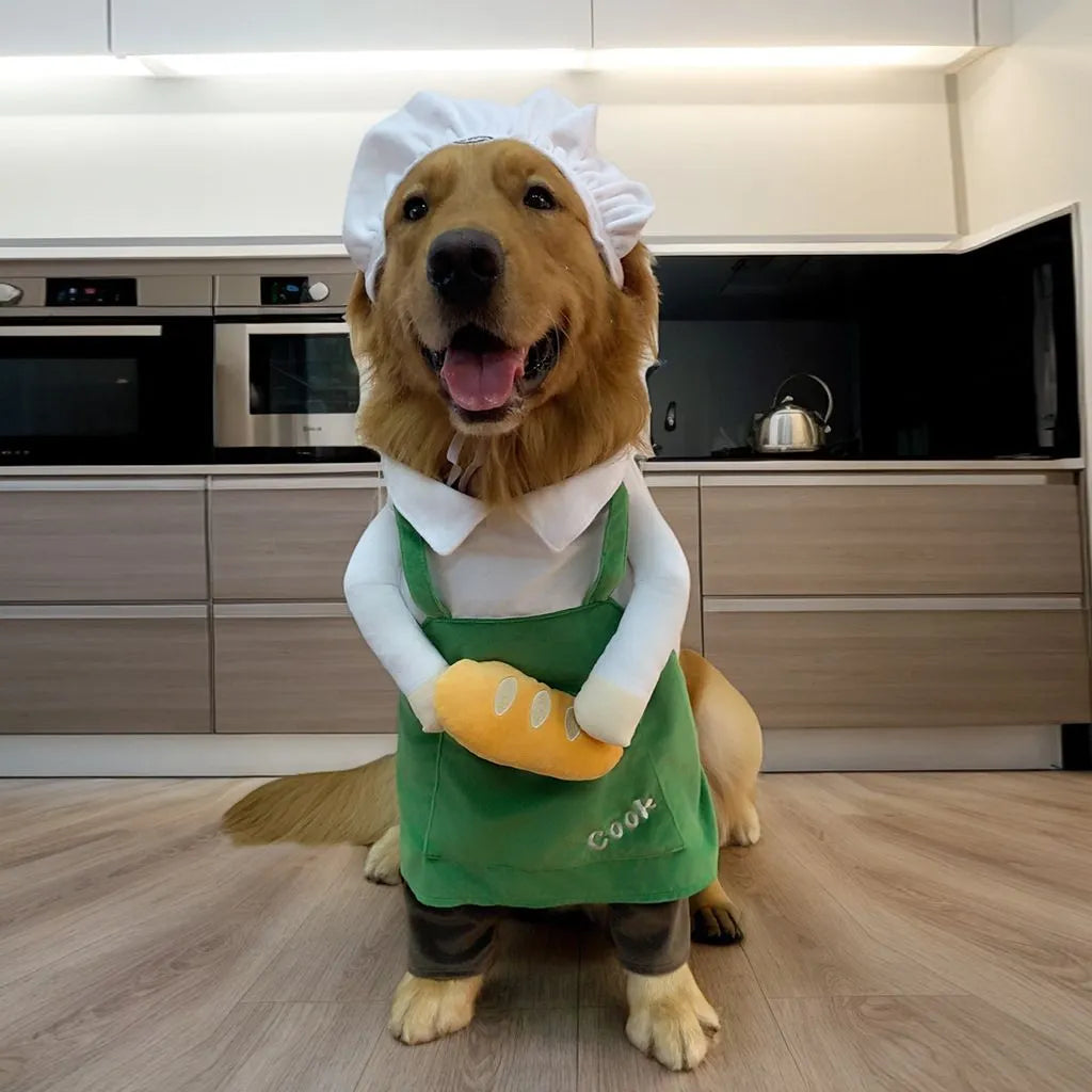 Halloween Baker Chef Pet Costume