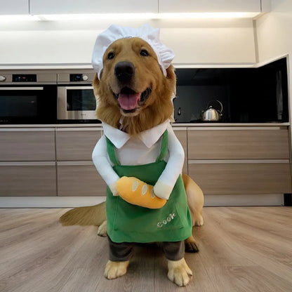 Halloween Baker Chef Pet Costume