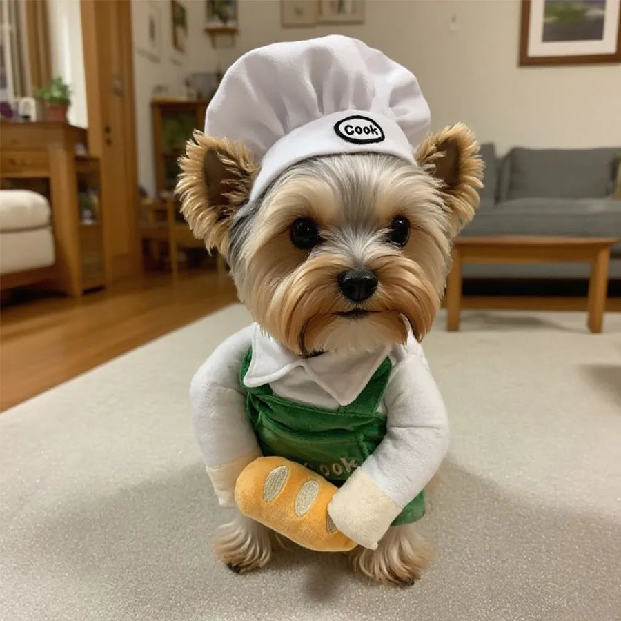 Halloween Baker Chef Pet Costume