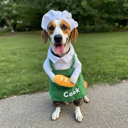 Halloween Baker Chef Pet Costume